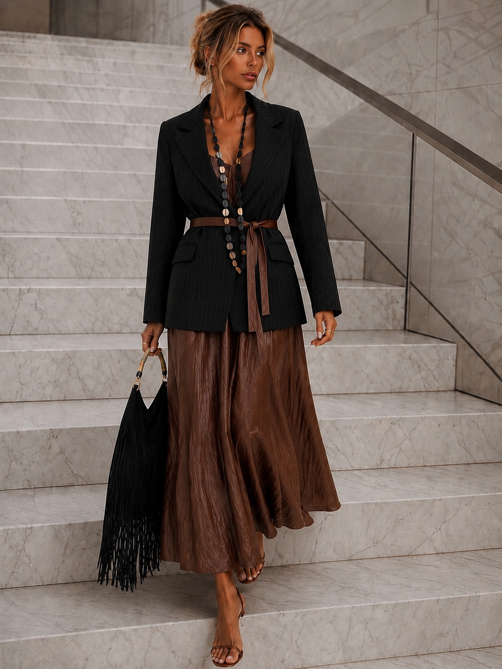 Ecco leather dress