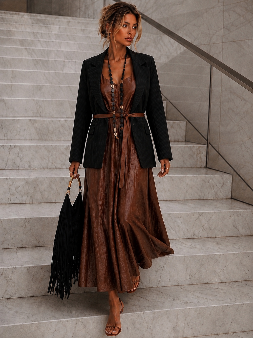 Ecco leather dress