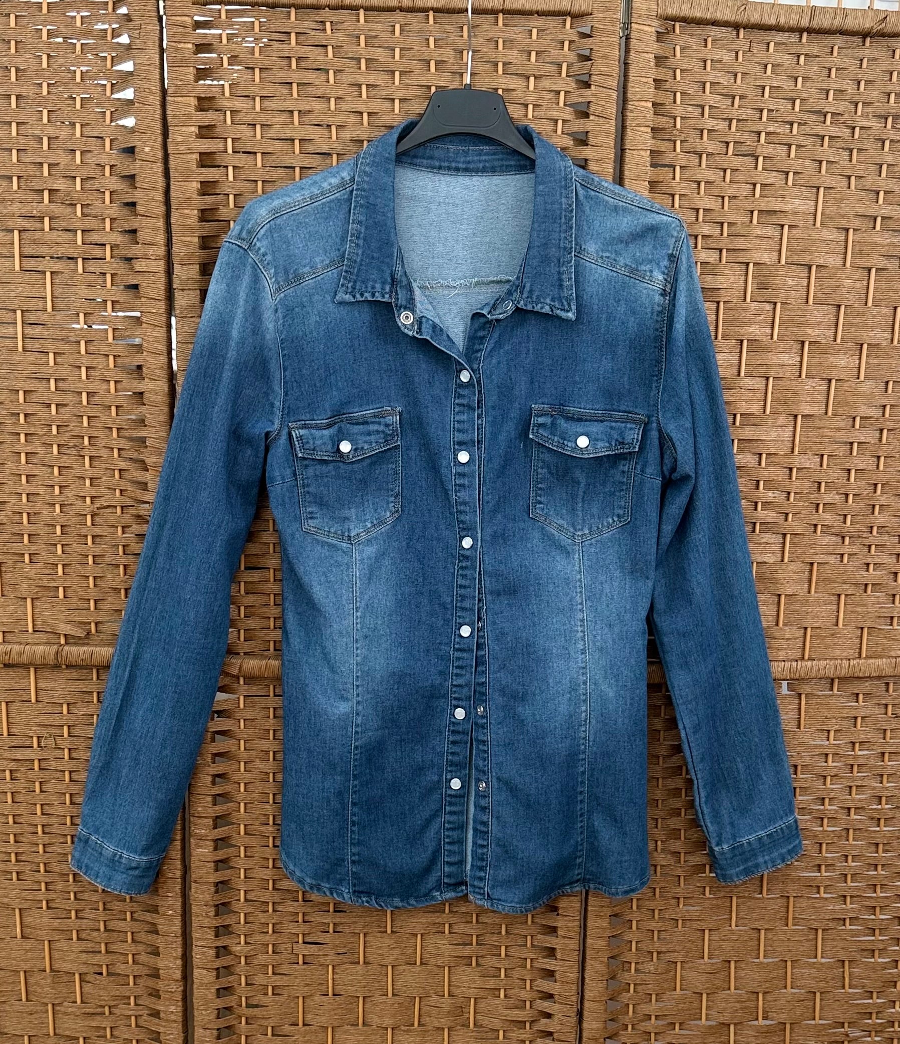 Blue jeans shirt