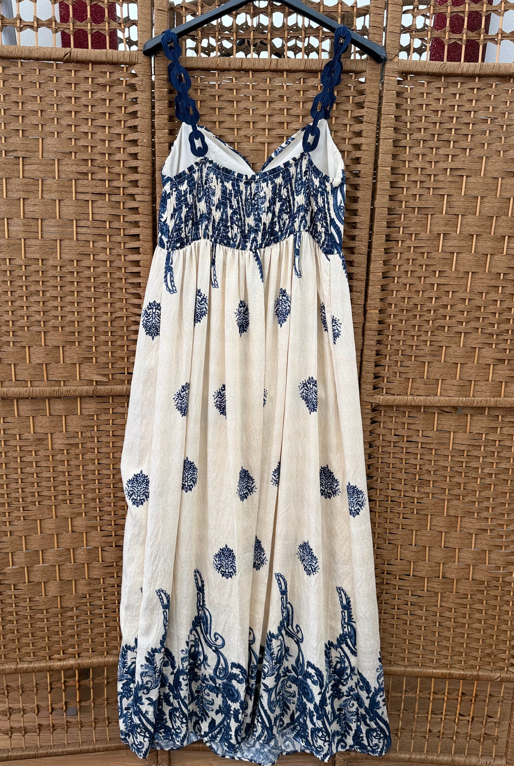 Striped Beige Dress
