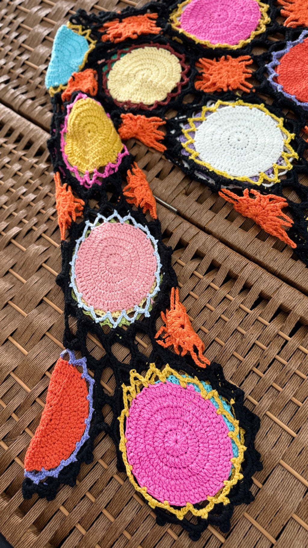 Colourful Knitted Patchwork Mini Dress – Wear as a Dress or Top
