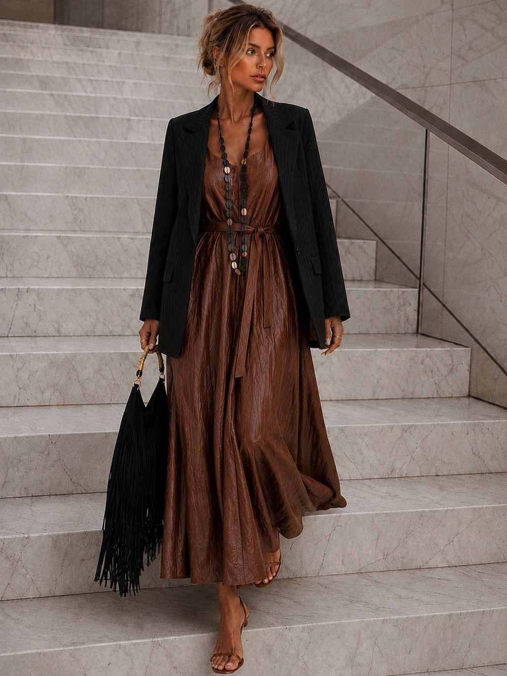 Ecco leather dress
