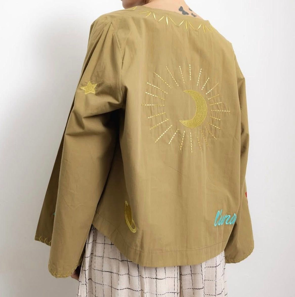 Embroidered Cardigan – Colourful Artisan Design