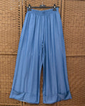 Soft Viscose Wide-Leg Trousers