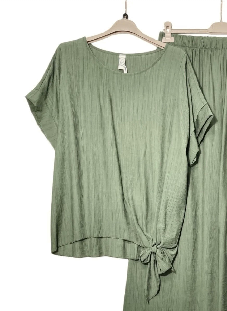 Viscose Co-ord Set – Plus Size, Multiple Colours
