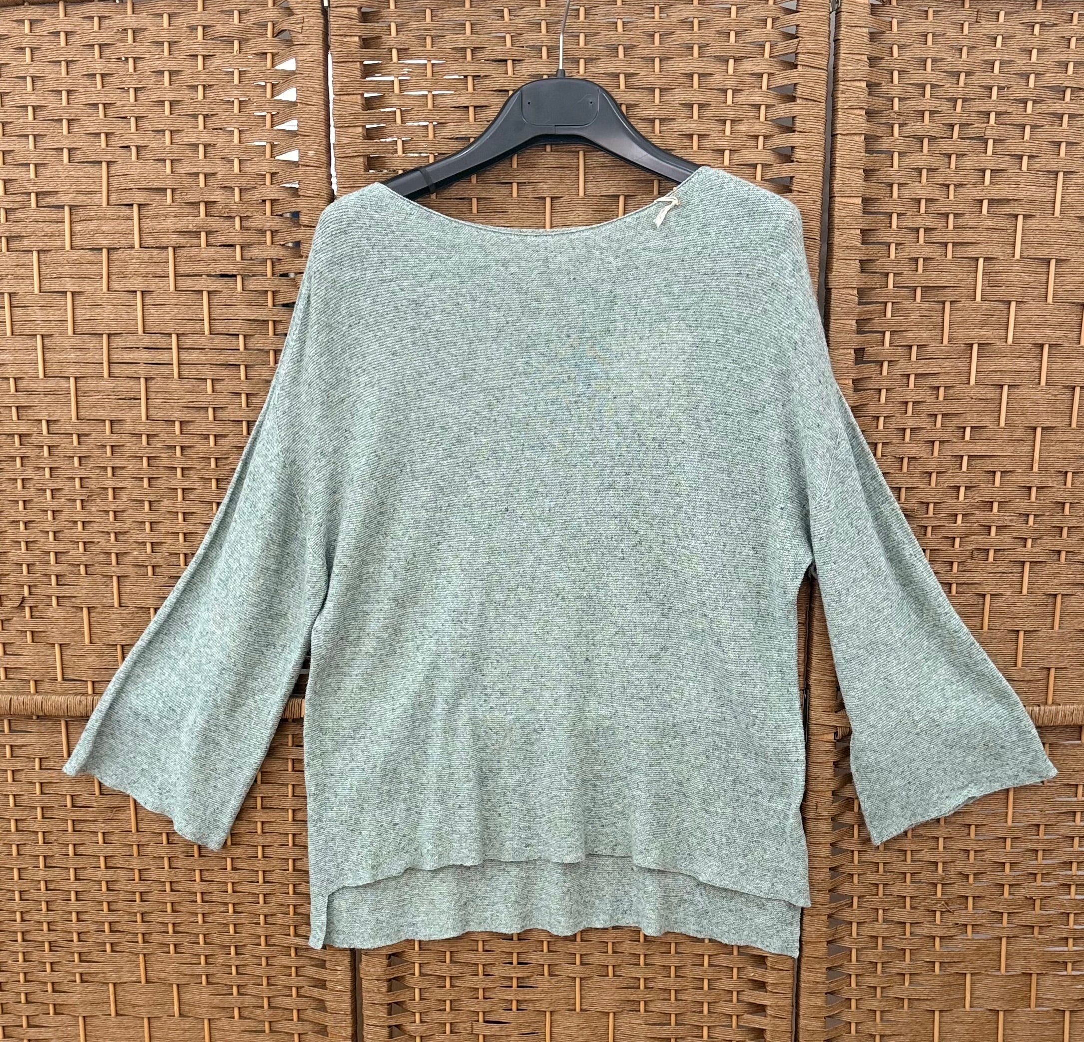 Light green wear pullover
