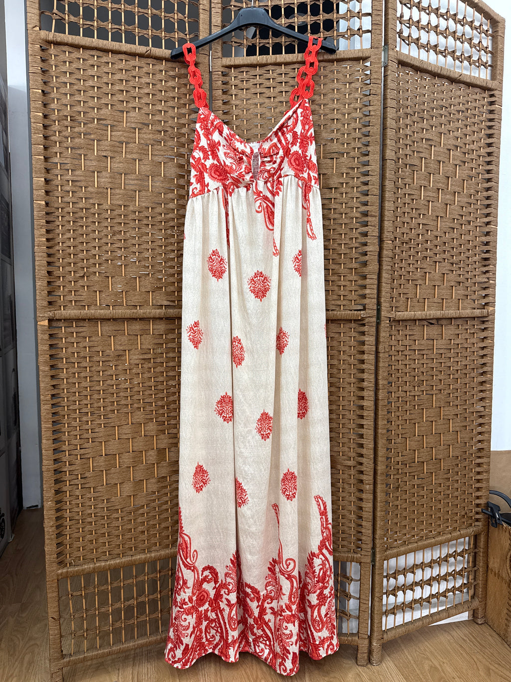 Striped Beige Dress