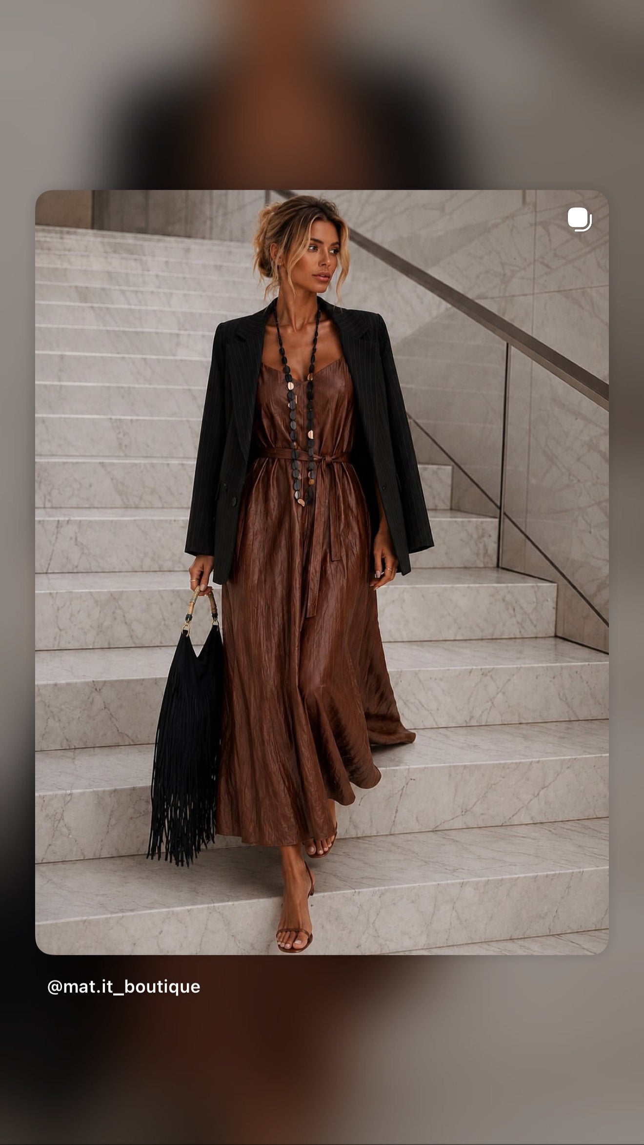 Ecco leather dress
