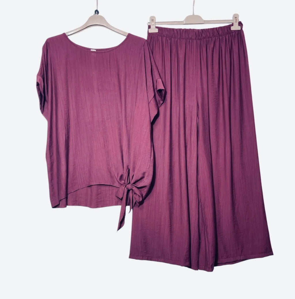 Viscose Co-ord Set – Plus Size, Multiple Colours
