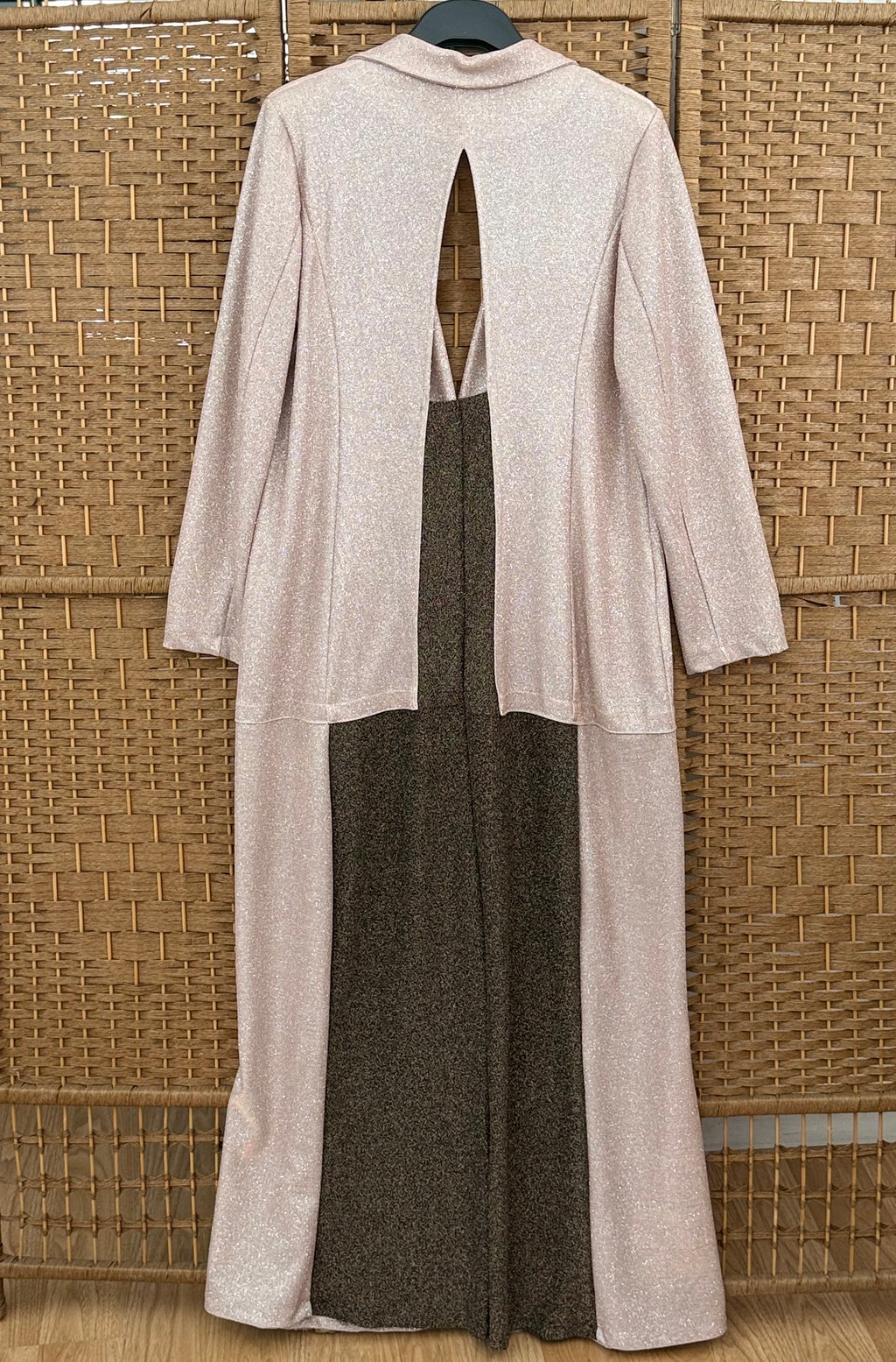 Golden and bronze long blazer!! Unique!!