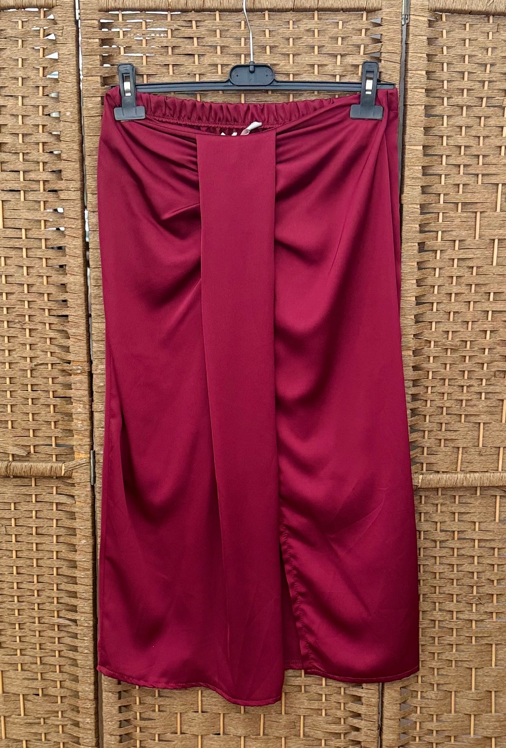 Satin skirt