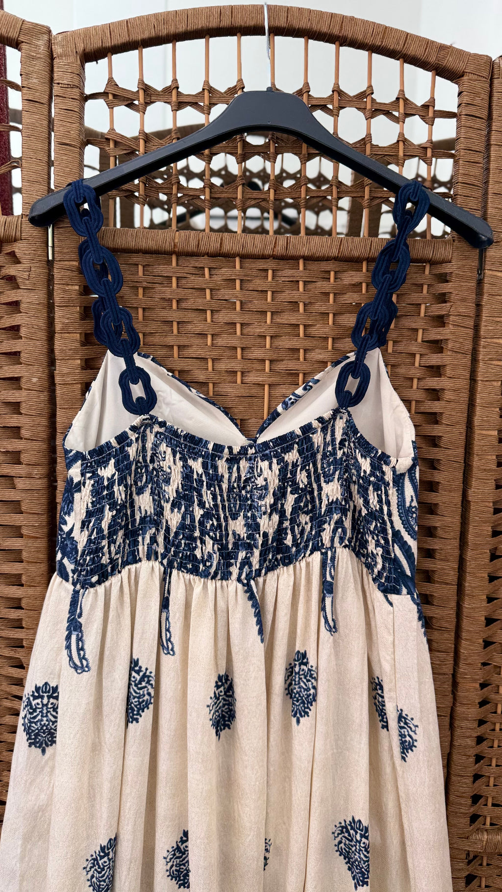 Striped Beige Dress