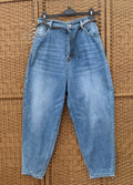Jeans one size with elastic waist