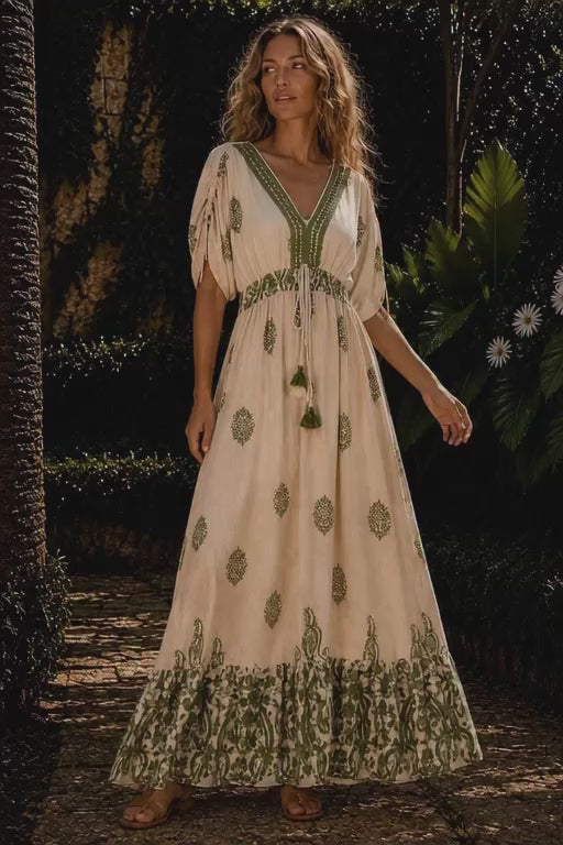 Soft Viscose & Polyamide Summer Dress