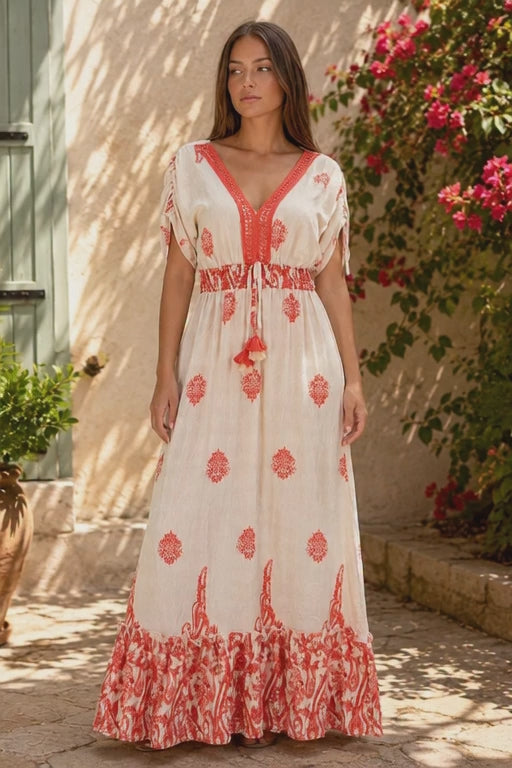 Soft Viscose & Polyamide Summer Dress